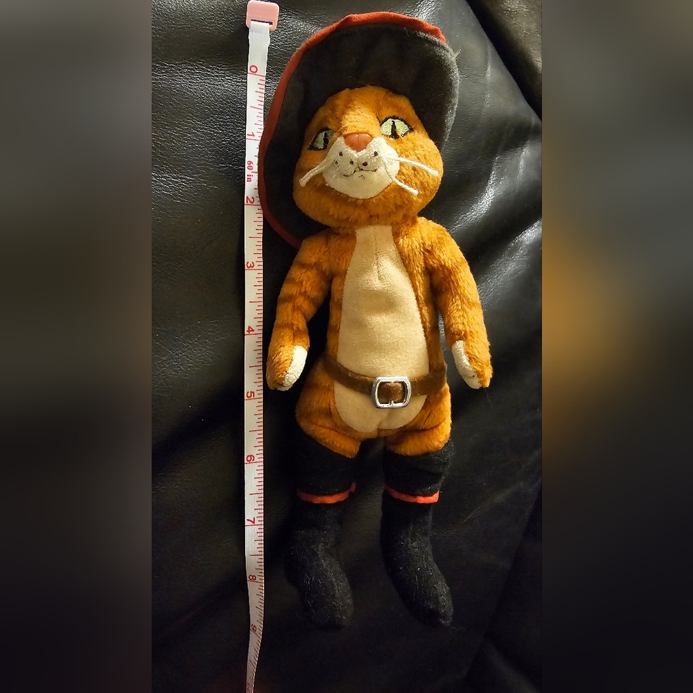 Ty Beanie Babies Puss In Boots Shrek the Third 8.5 Inch Tall Plush 2007 Edition - Picture 11 of 13
